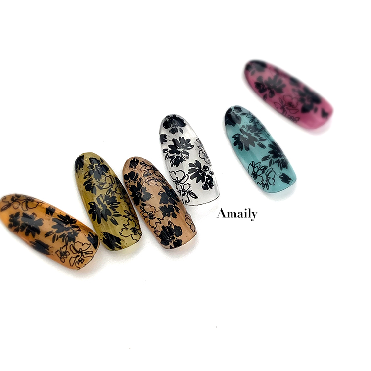 Amaily ネイルシール No.7-4