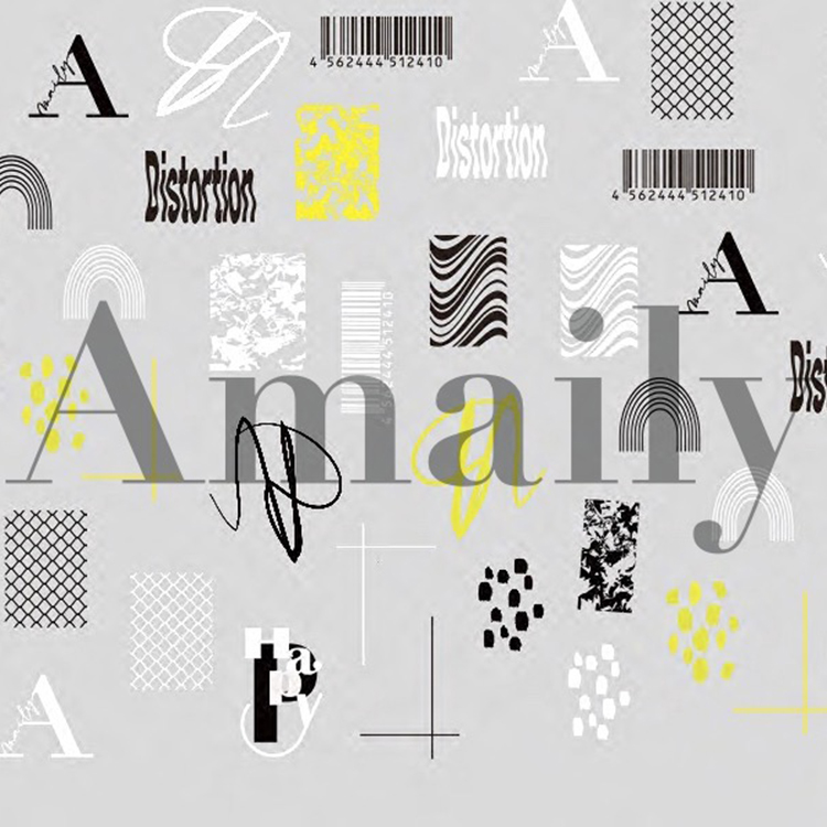 Amaily ネイルシール No.6-8