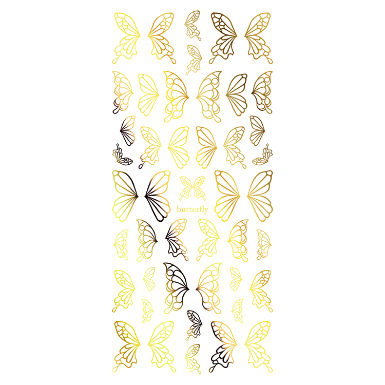 TSUMEKIRA SG-HON-001 honchan プロデュース Butterfly motif gold (ジェル専用)