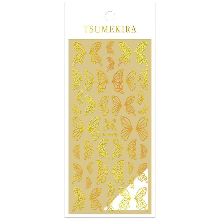 TSUMEKIRA SG-HON-001 honchan プロデュース Butterfly motif gold (ジェル専用)