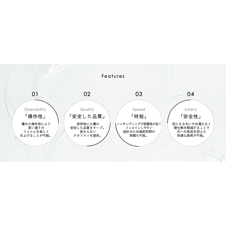 プリジェル ノンサンディングフィル 4g 工程表付き