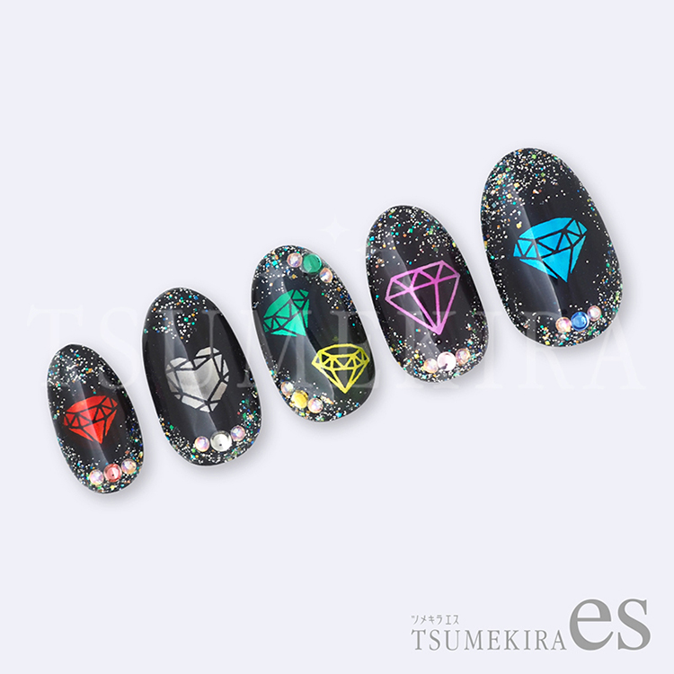 TSUMEKIRA ES-SOM-008 es 塩見隼人プロデュース Shiny Stone オーロラ(ジェル専用)