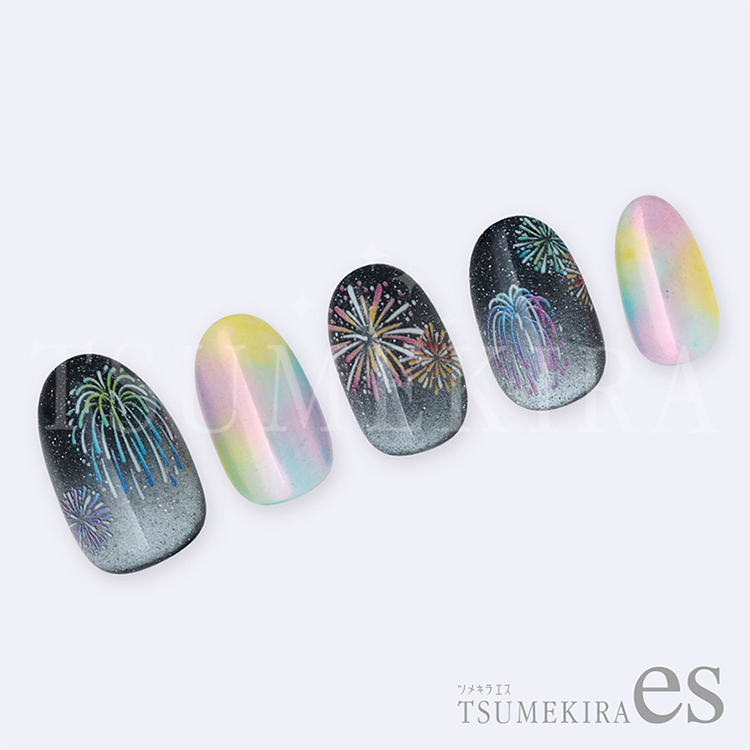 TSUMEKIRA ES-FIW-004 es 花火 カラフル