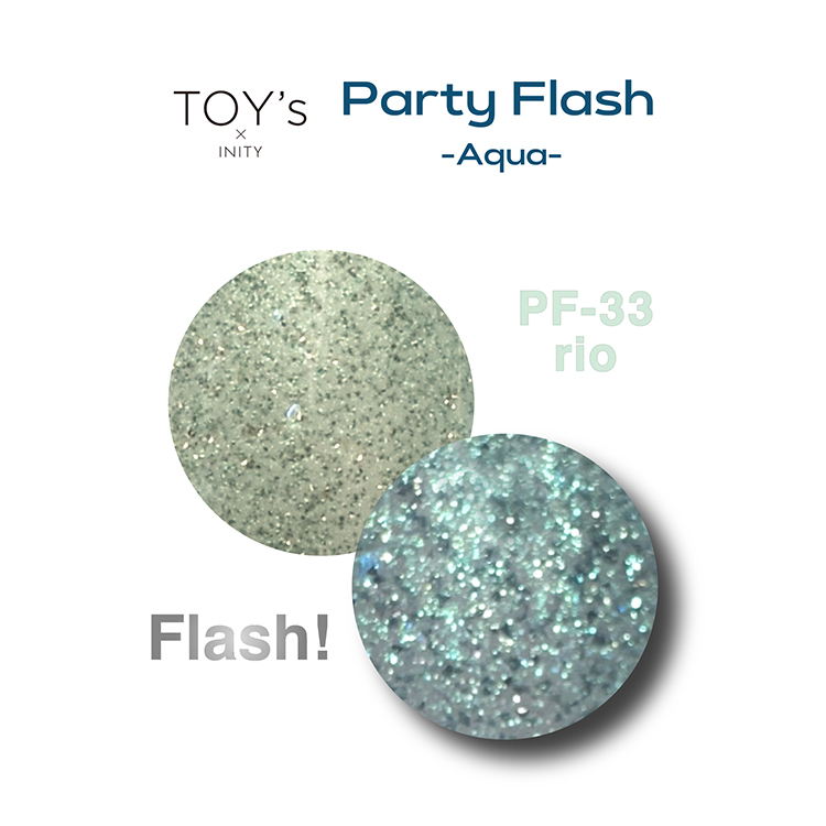 TOY’s × INITY パーティーフラッシュ アクア T-PF33 リオ