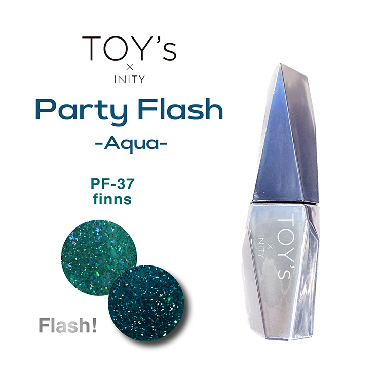 TOY’s × INITY パーティーフラッシュ アクア T-PF37 フィンズ