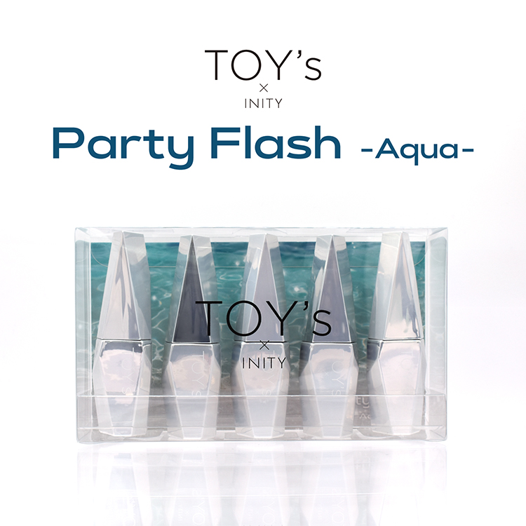 TOY’s × INITY パーティーフラッシュ アクア 5色セット