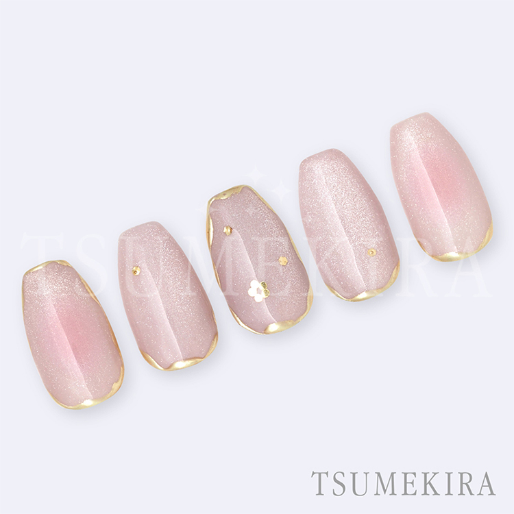 TSUMEKIRA NN-ICH-008  いっちょこプロデュース チークネイル コットンキャンディ