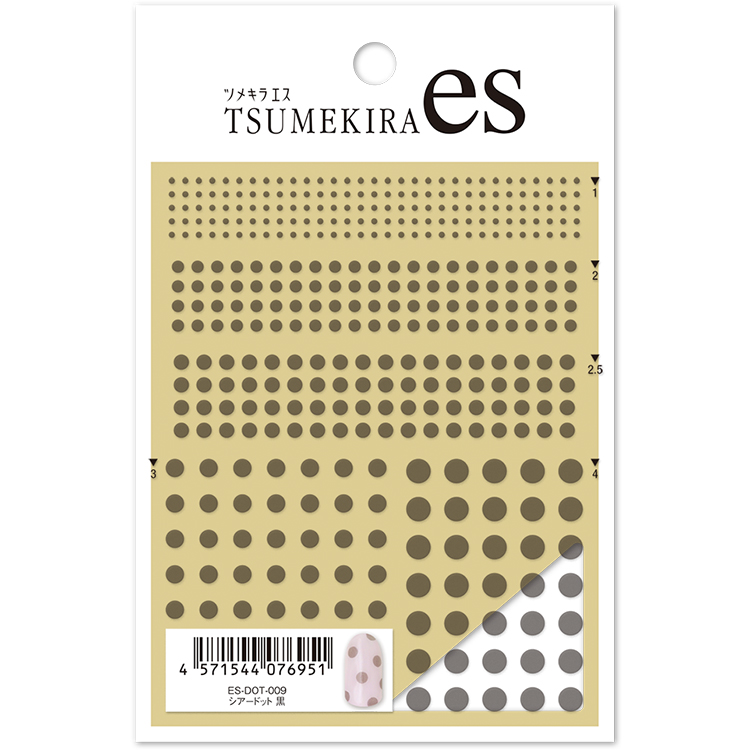 TSUMEKIRA ES-DOT-009 es シアードット 黒