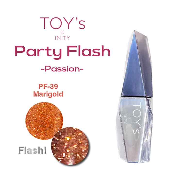 TOY’s × INITY パーティーフラッシュ パッション T-PF39 マリーゴールド