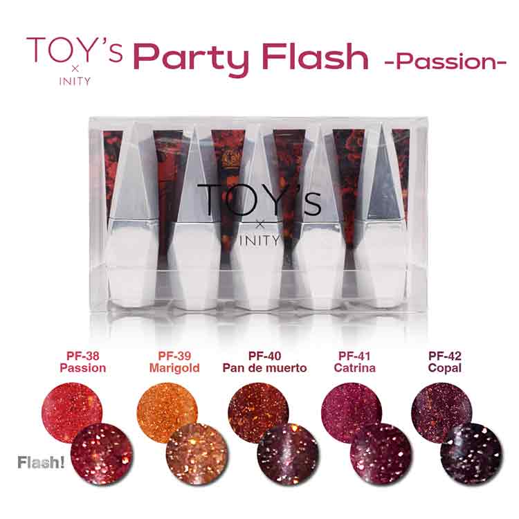 TOY’s × INITY パーティーフラッシュ パッション 5色セット
