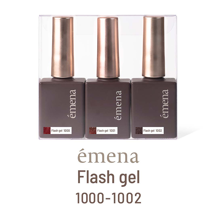 emena フラッシュジェル 3色セット 1000‐1002