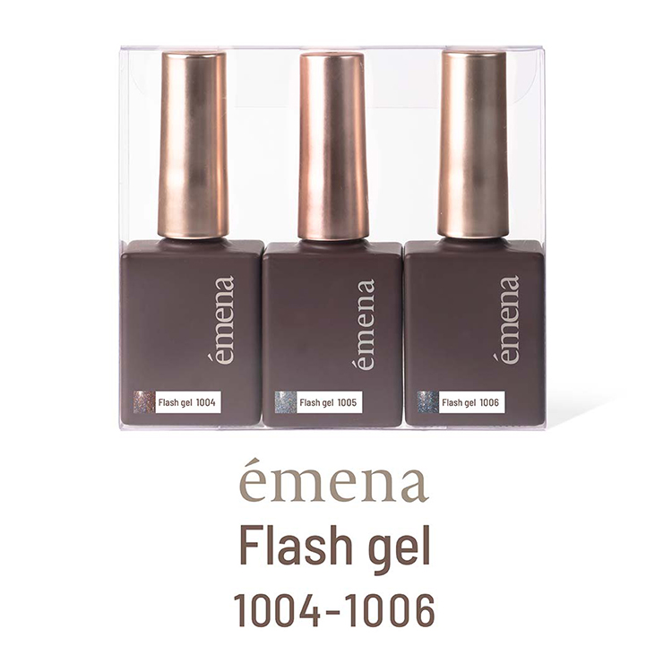 emena フラッシュジェル 3色セット 1004‐1006