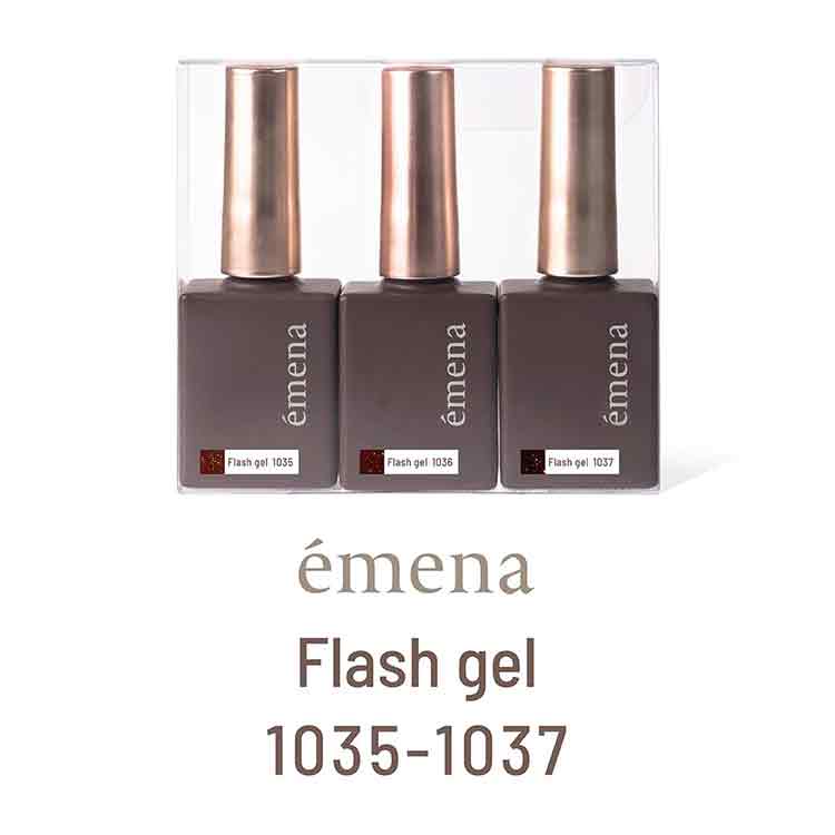 emena フラッシュジェル 3色セット1035‐1037