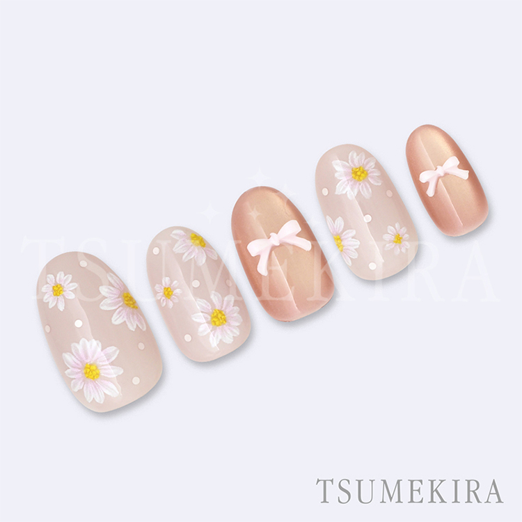 TSUMEKIRA NN-YMI-009 yumiプロデュース ピンクマーガレット