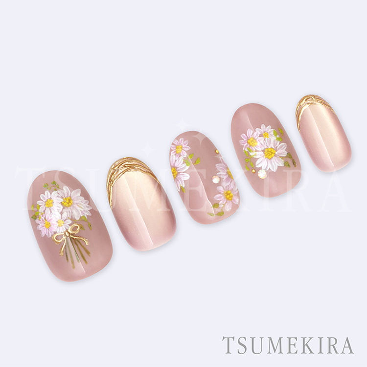 TSUMEKIRA NN-YMI-009 yumiプロデュース ピンクマーガレット