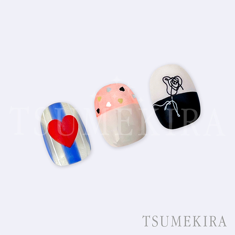 TSUMEKIRA SP-PLS-103 ツメキラ プレインシート フレンチ用ガイドシール ストレート