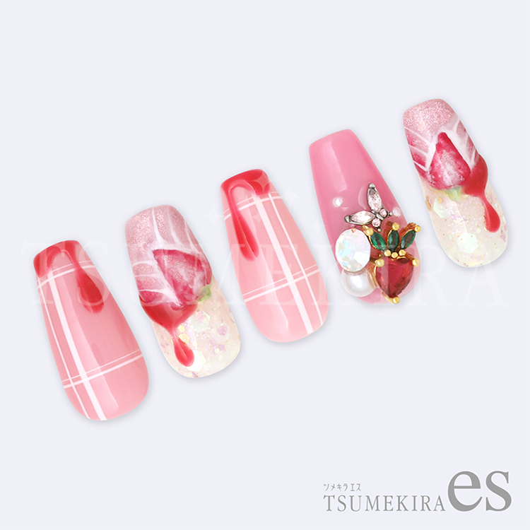 TSUMEKIRA ES-LIN-001 es ラインシール 白