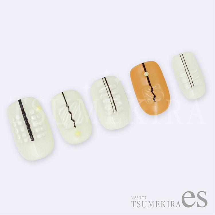 TSUMEKIRA ES-LIN-002 es ラインシール 黒