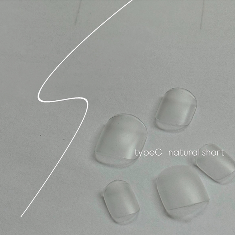 NAIL TIP LABO Natural Short set
