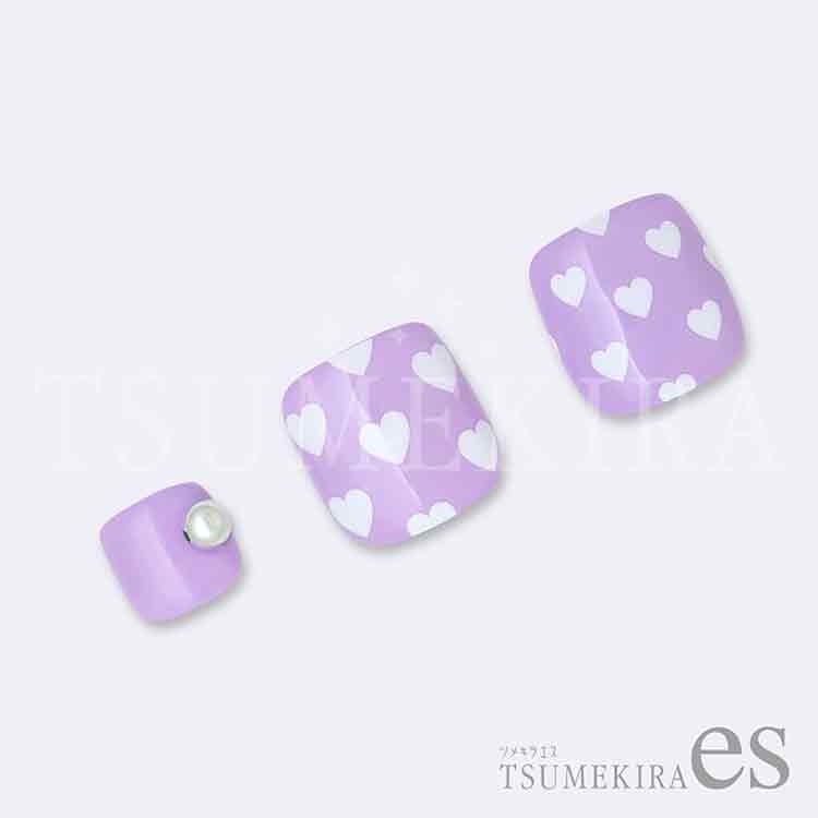TSUMEKIRA ES-MGN-012 es MEGU NAIL プロデュース MEGUハート WHITE