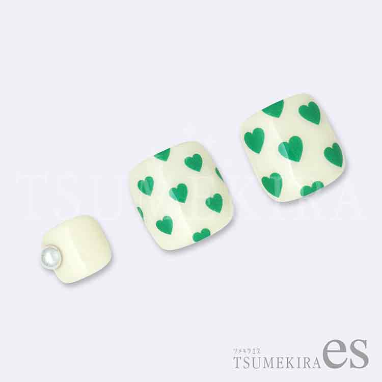 TSUMEKIRA ES-MGN-013 es MEGU NAIL プロデュース MEGUハート GREEN