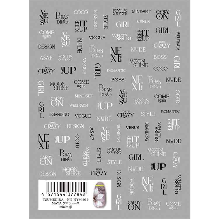 TSUMEKIRA NN-NYM-016 MAYAプロデュース minimoji