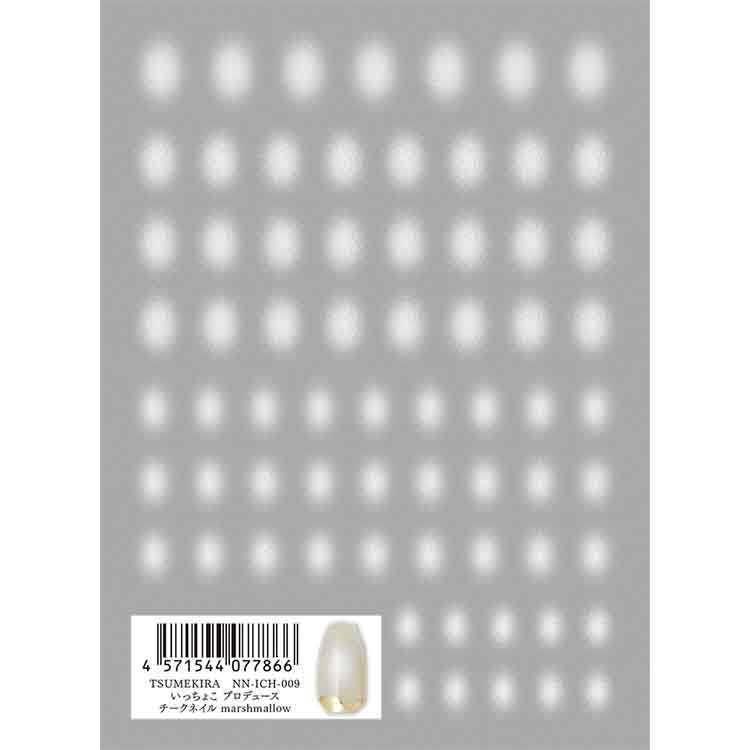 TSUMEKIRA NN-ICH-009 いっちょこプロデュース チークネイル marshmallow