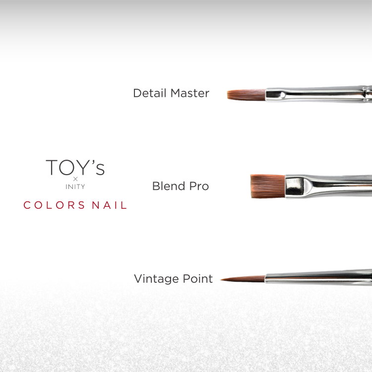 TOY’s × INITY TOY’s Brush COLORS NAIL ディテールマスター