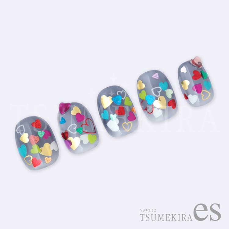 TSUMEKIRA ES-CHT-009 esカラーハート GOLD（ゴールド）（ジェル専用）