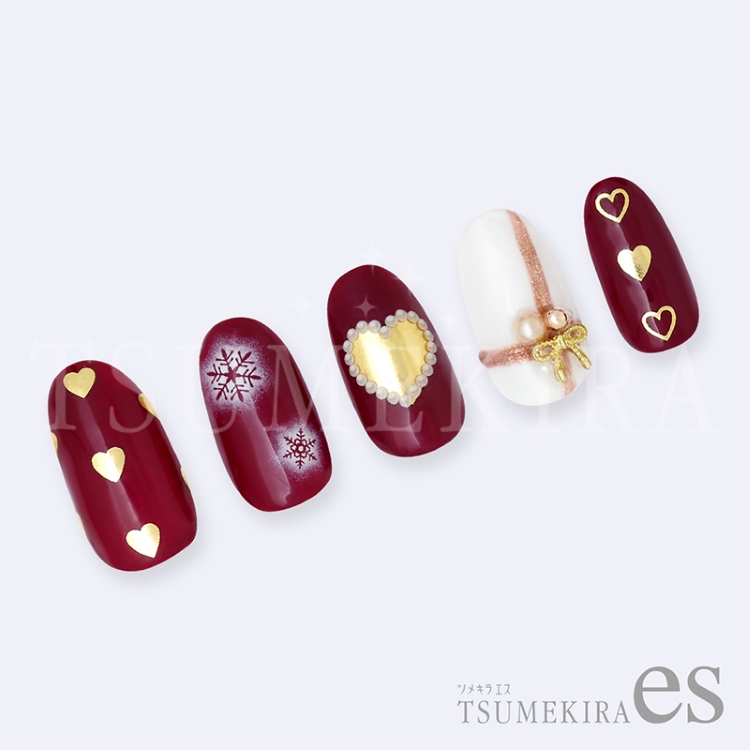 TSUMEKIRA ES-CHT-009 esカラーハート GOLD（ゴールド）（ジェル専用）