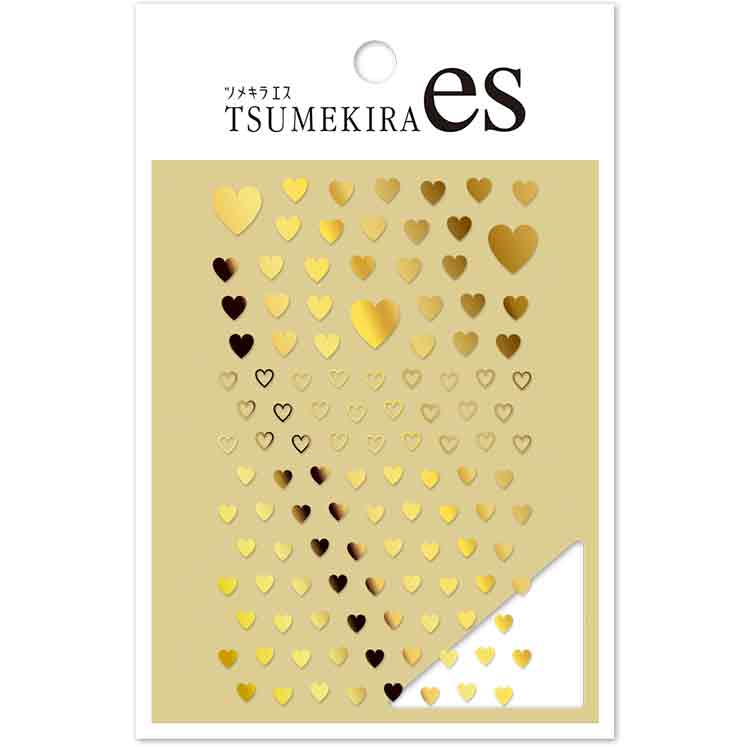 TSUMEKIRA ES-CHT-009 esカラーハート GOLD（ゴールド）（ジェル専用）
