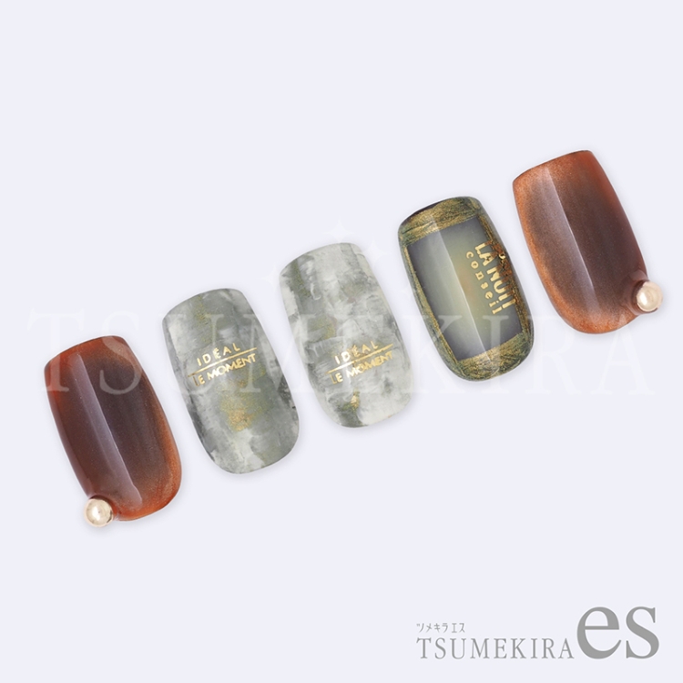 TSUMEKIRA ES-EFK-023 eseffrontee kyoko プロデュース Logos a la carte ゴールド（ジェル専用）