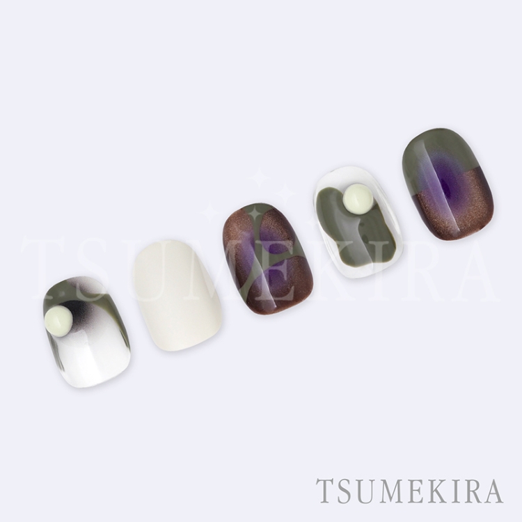 TSUMEKIRA NN-HIT-004 hitoプロデュース チークカラーブラック×パープル