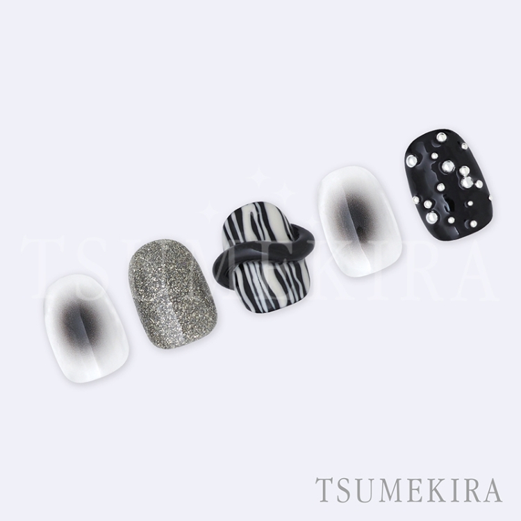 TSUMEKIRA NN-HIT-004 hitoプロデュース チークカラーブラック×パープル