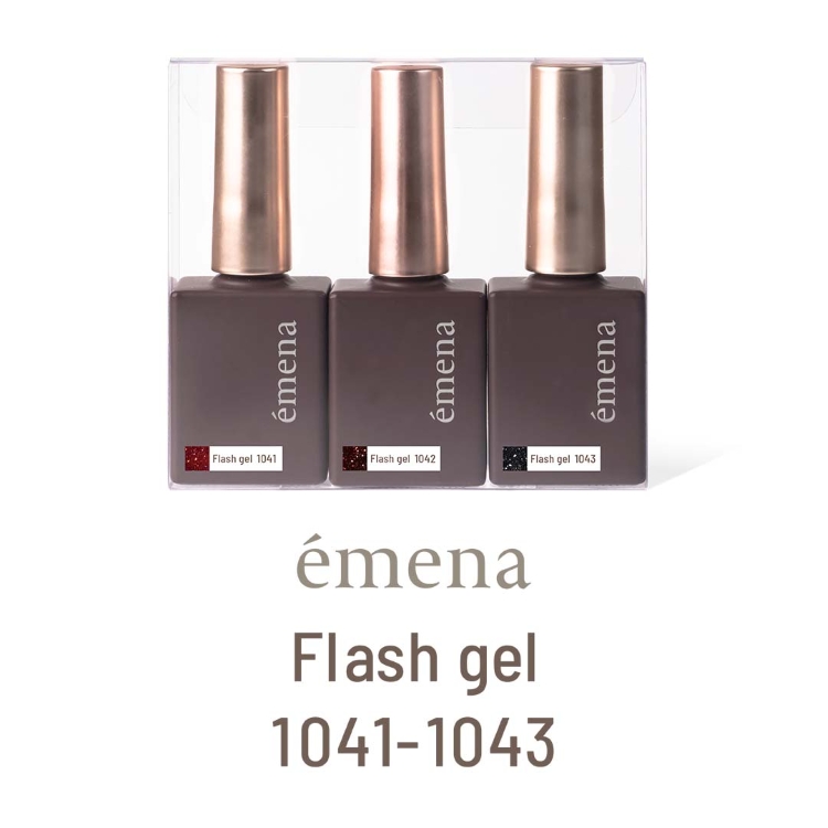 emena フラッシュジェル 3色セット 1041-1043