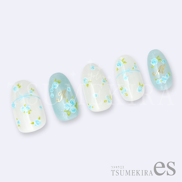TSUMEKIRA ES-SFL-003 es 小花　ブルー