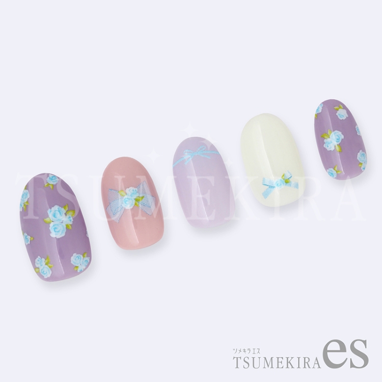 TSUMEKIRA ES-SFL-003 es 小花　ブルー