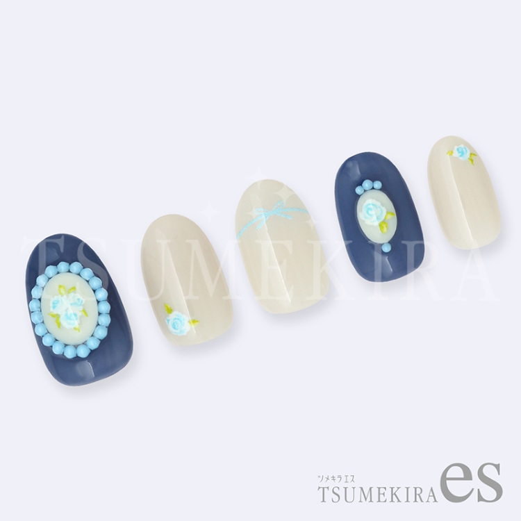 TSUMEKIRA ES-SFL-003 es 小花　ブルー
