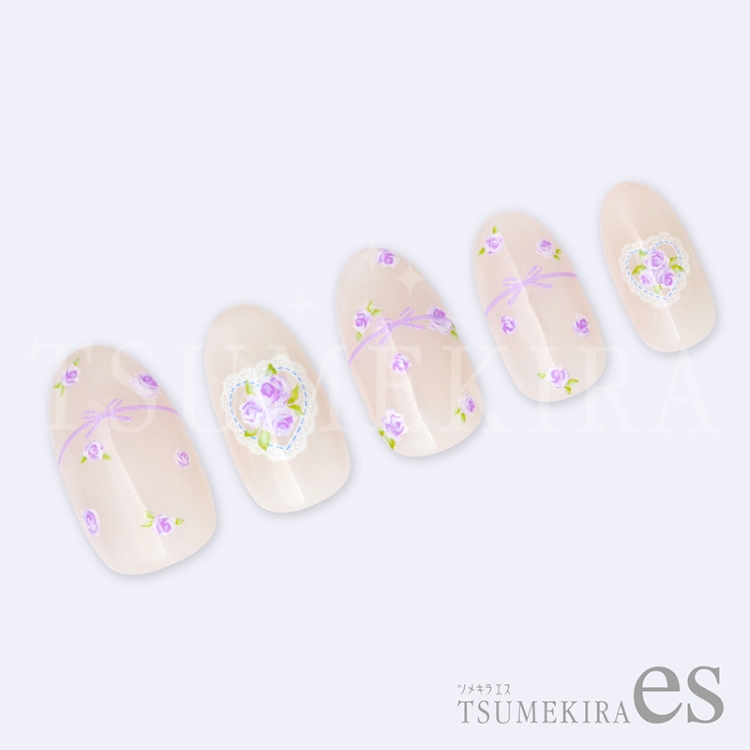 TSUMEKIRA ES-SFL-004 es 小花　ラベンダー