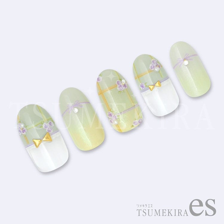 TSUMEKIRA ES-SFL-004 es 小花　ラベンダー