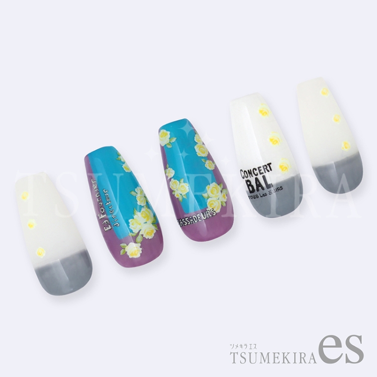 TSUMEKIRA ES-SFL-005 es 小花　イエロー