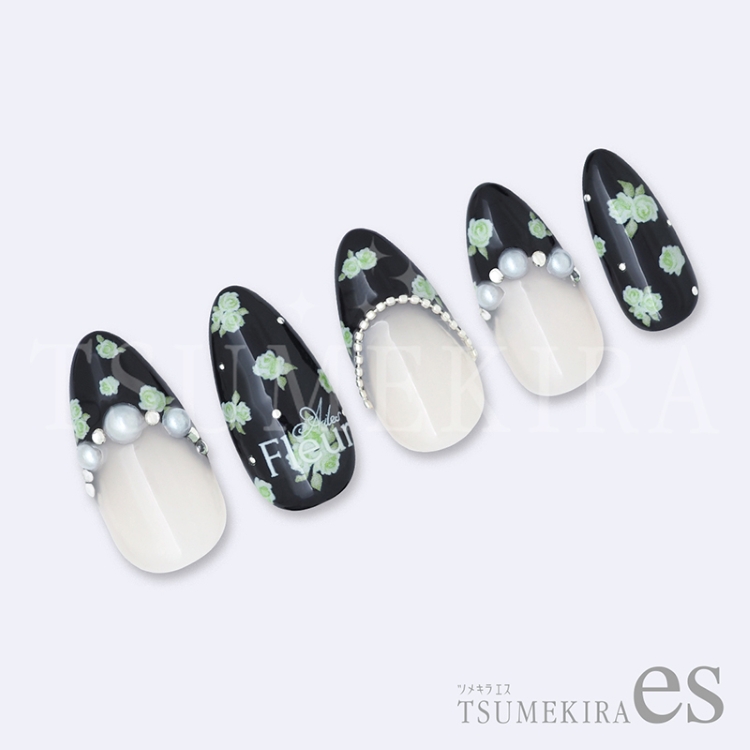 TSUMEKIRA ES-SFL-006 es 小花　グリーン