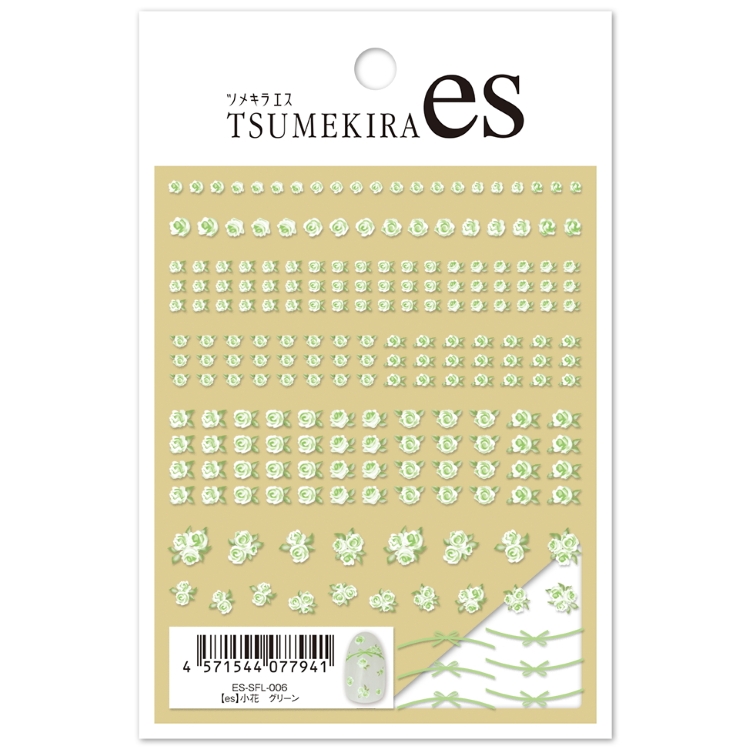 TSUMEKIRA ES-SFL-006 es 小花　グリーン