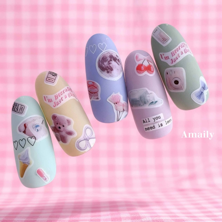 Amaily No.3-45 夢かわステッカー