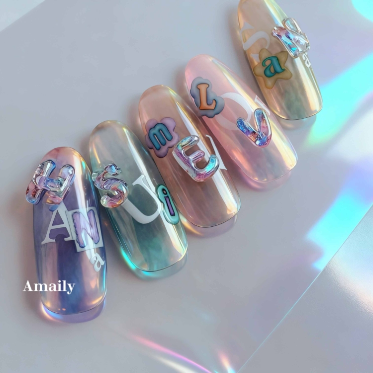 Amaily No.4-18 フォント(バルーン)