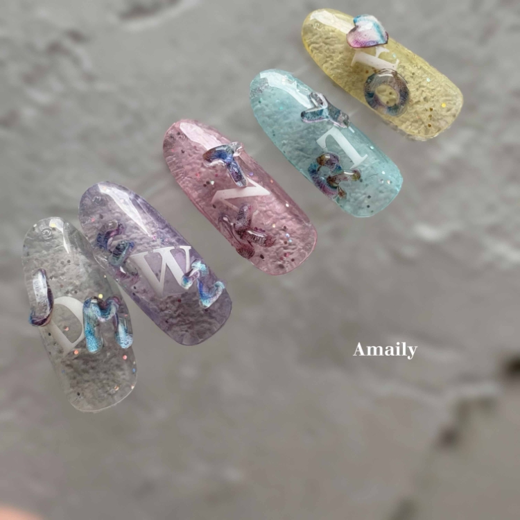 Amaily No.4-18 フォント(バルーン)