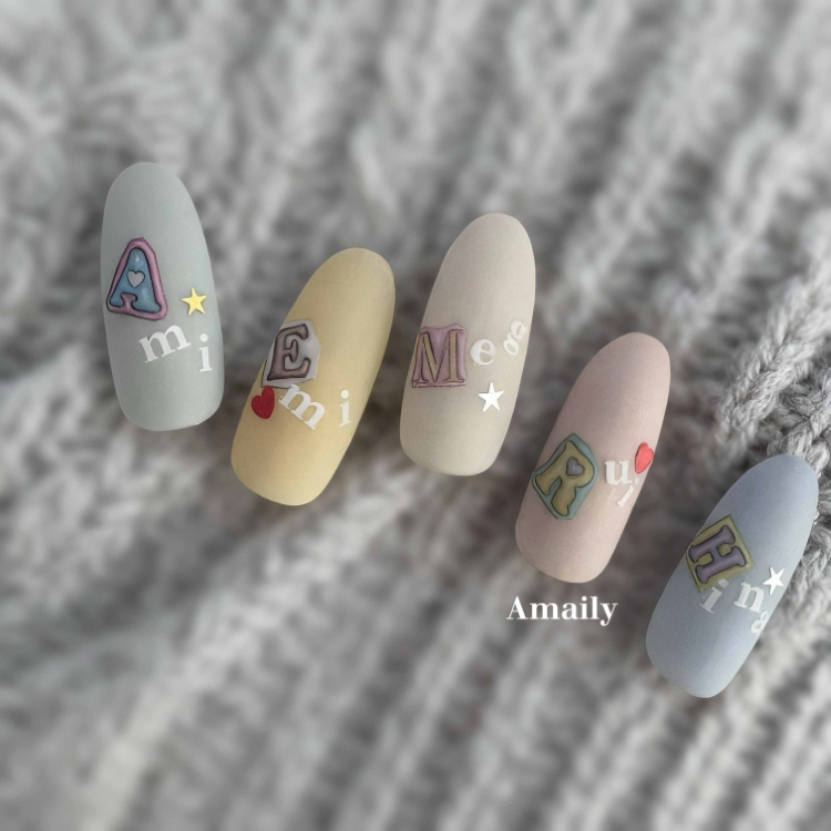 Amaily No.4-19 フォント1