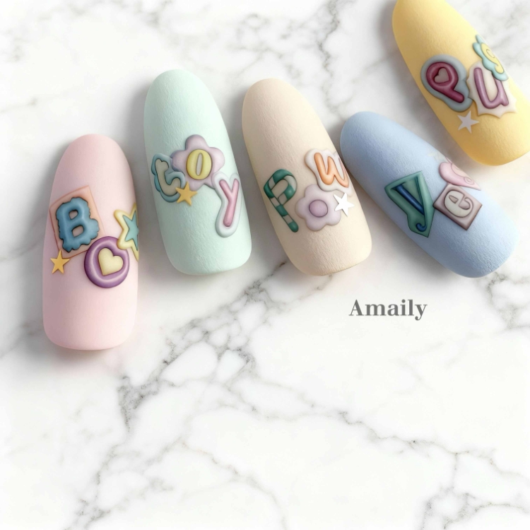 Amaily No.4-19 フォント1