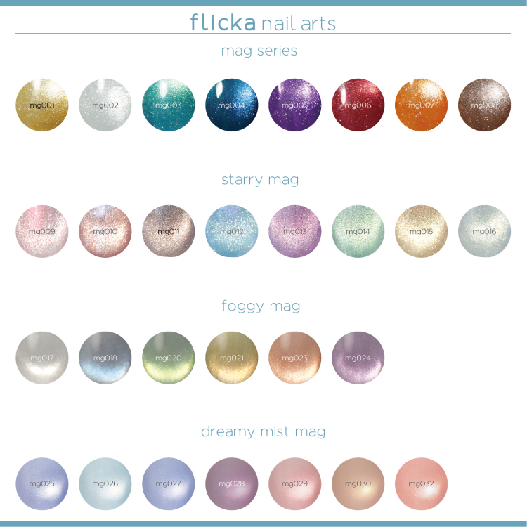 お取り寄せ flicka nail arts フリッカカラー&マグジェル115色セット