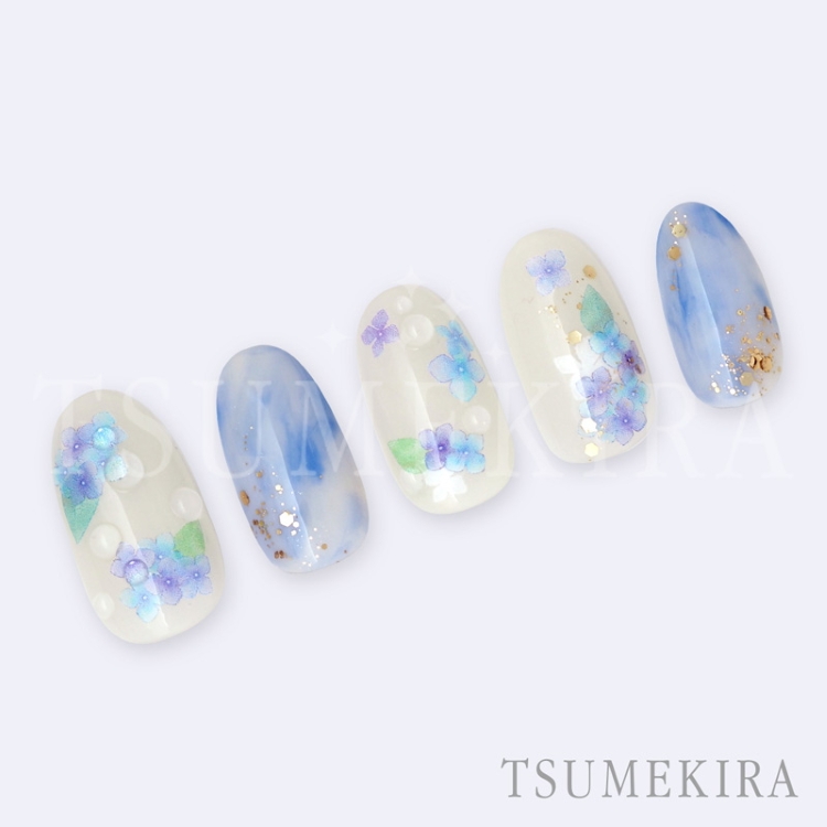 TSUMEKIRA NN-AJI-005 紫陽花パステル